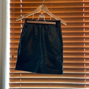 Leather skirt